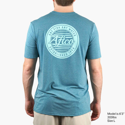 AFTCO Ocean Bound Short Sleeve Fishing Shirts |AFTCO Fathom Heather