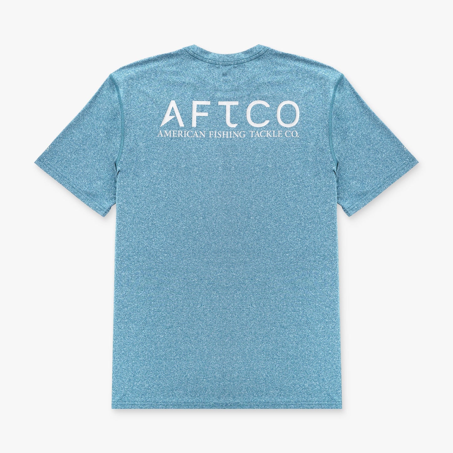 AFTCO Big Guy Samurai SS Performance Shirt Splish Splash Heather