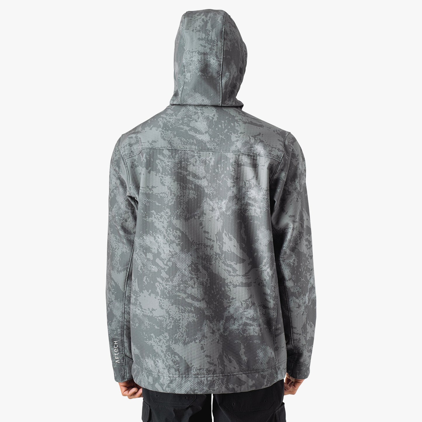 AFTCO Reaper Tactical Zip Up Camo Softshell Jacket Chr Acid Camo