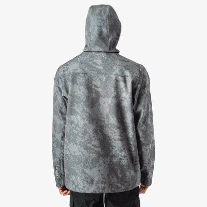 AFTCO Reaper Tactical Zip Up Camo Softshell Jacket Chr Acid Camo