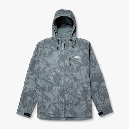 AFTCO Reaper Tactical Zip Up Camo Softshell Jacket Chr Acid Camo