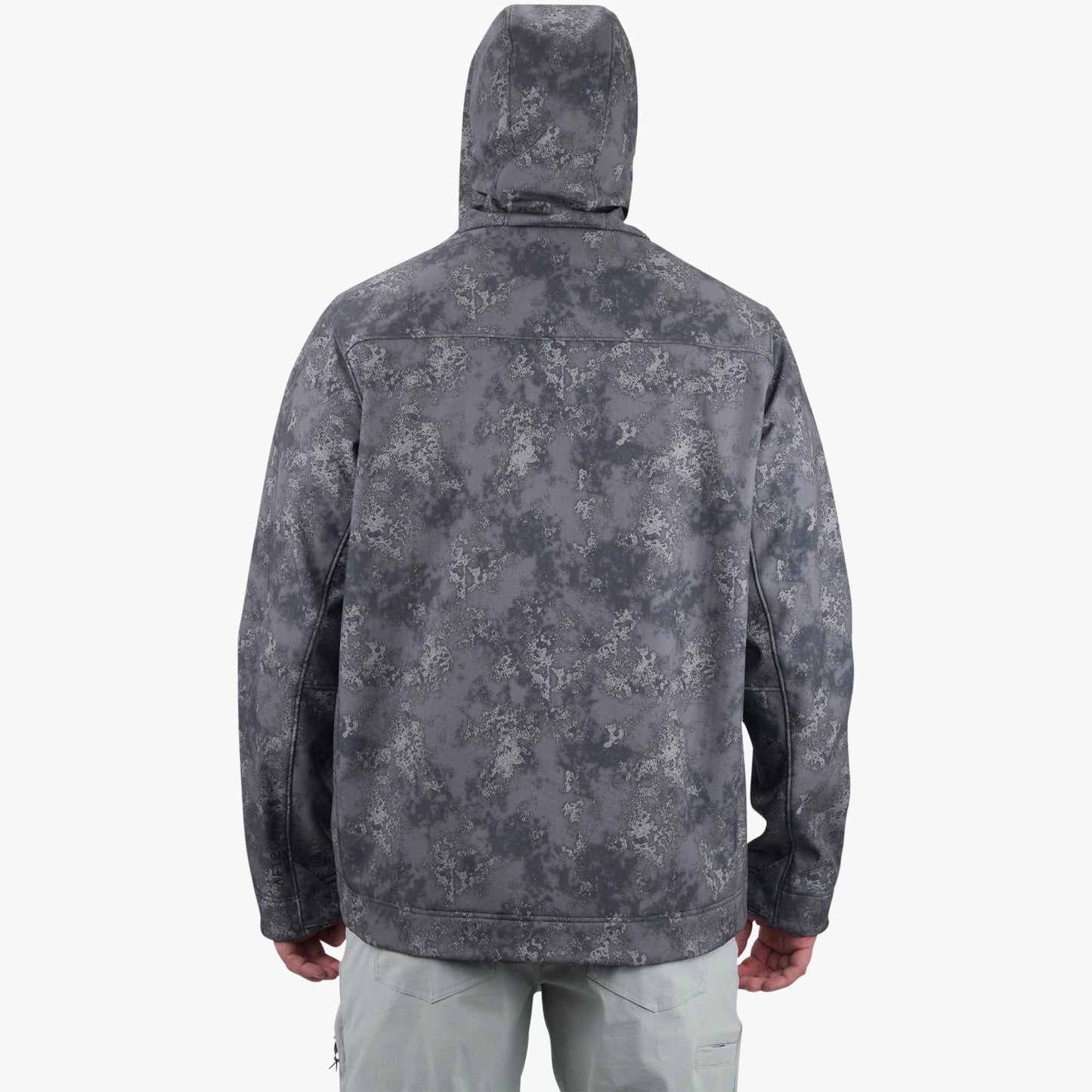 AFTCO Reaper Tactical Zip Up Camo Softshell Jacket Chr Acid Camo