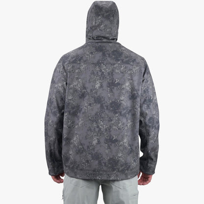 AFTCO Reaper Tactical Zip Up Camo Softshell Jacket Chr Acid Camo