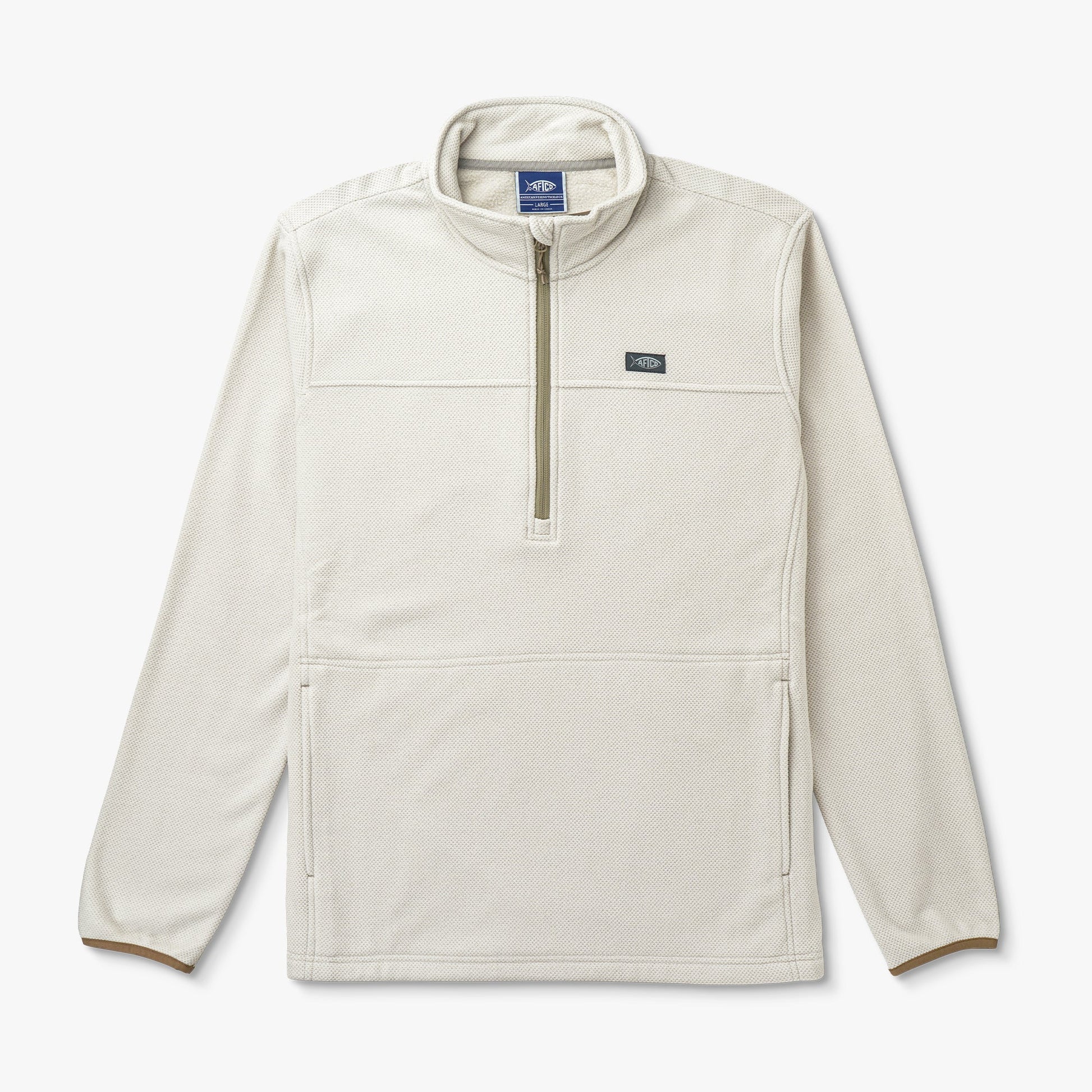 AFTCO Sentinel ¼ Zip Pullover Bering Sea Heather