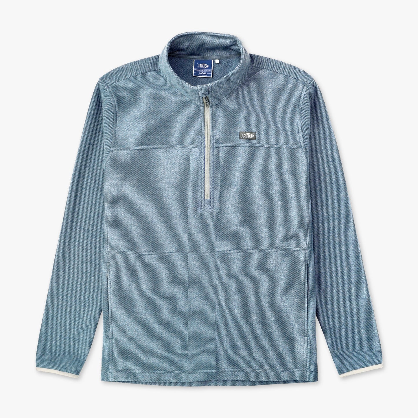 AFTCO Sentinel ¼ Zip Pullover Bering Sea Heather