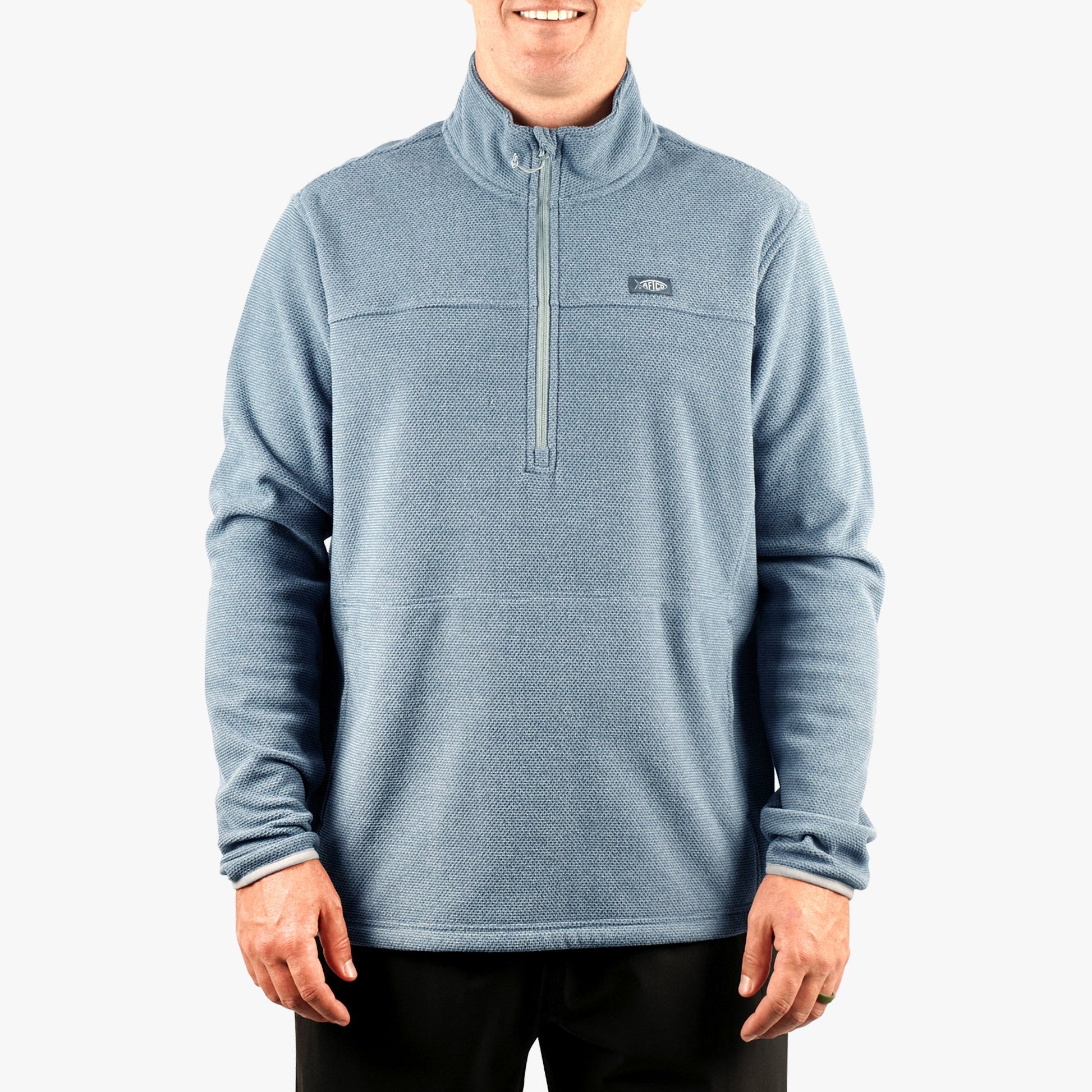 AFTCO Sentinel ¼ Zip Pullover Bering Sea Heather