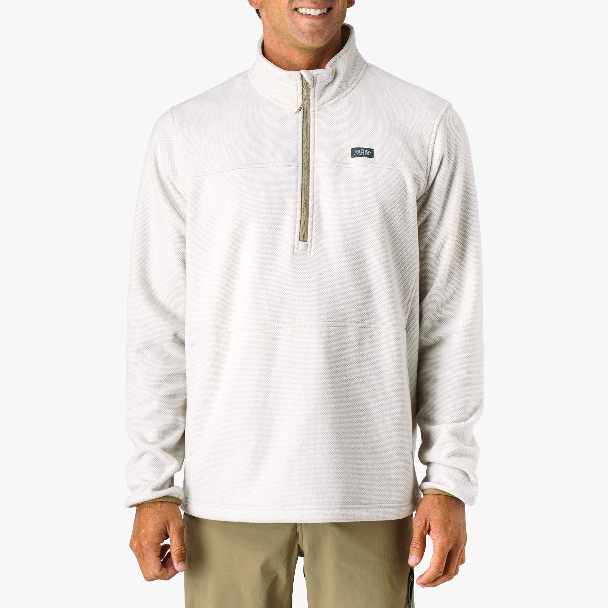 AFTCO Sentinel ¼ Zip Pullover Bering Sea Heather