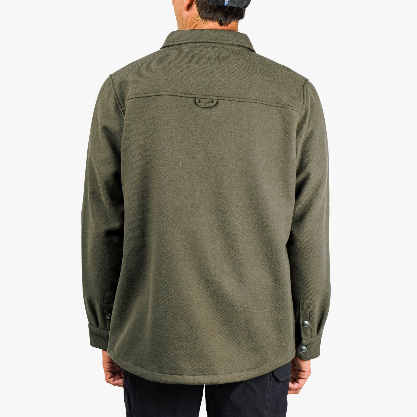 AFTCO Stout Button Up Flannel Shacket Chocolate Chip