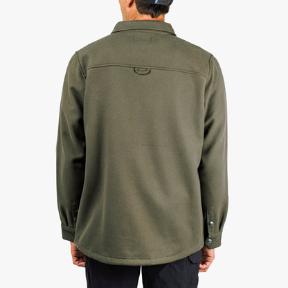 AFTCO Stout Button Up Flannel Shacket Chocolate Chip