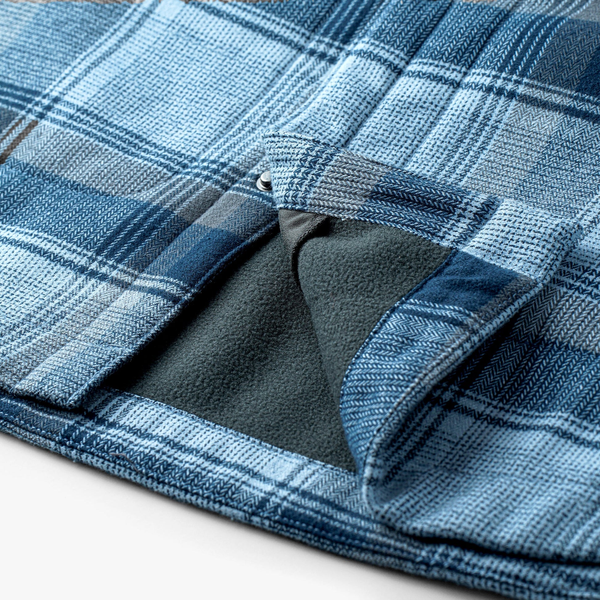 AFTCO Stout Button Up Flannel Shacket Chocolate Chip