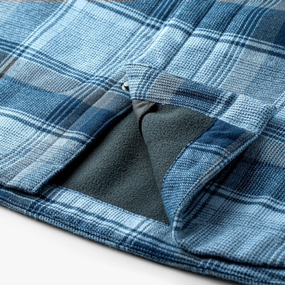 AFTCO Stout Button Up Flannel Shacket Chocolate Chip
