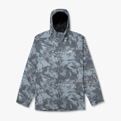AFTCO Crossing Printed Camo Fishing Jacket Steel Storm Camo
