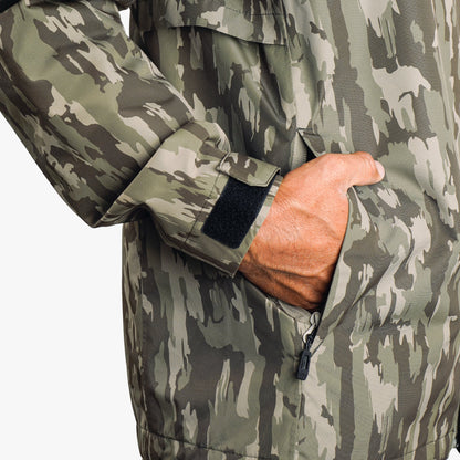 AFTCO Crossing Printed Camo Fishing Jacket Steel Storm Camo