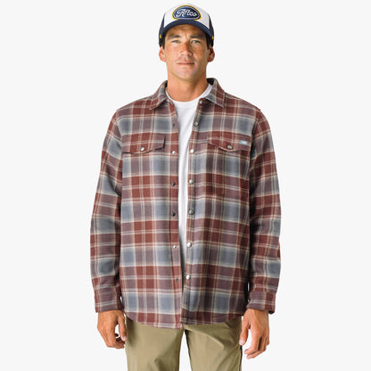 AFTCO Stout Button Up Flannel Shacket Sable