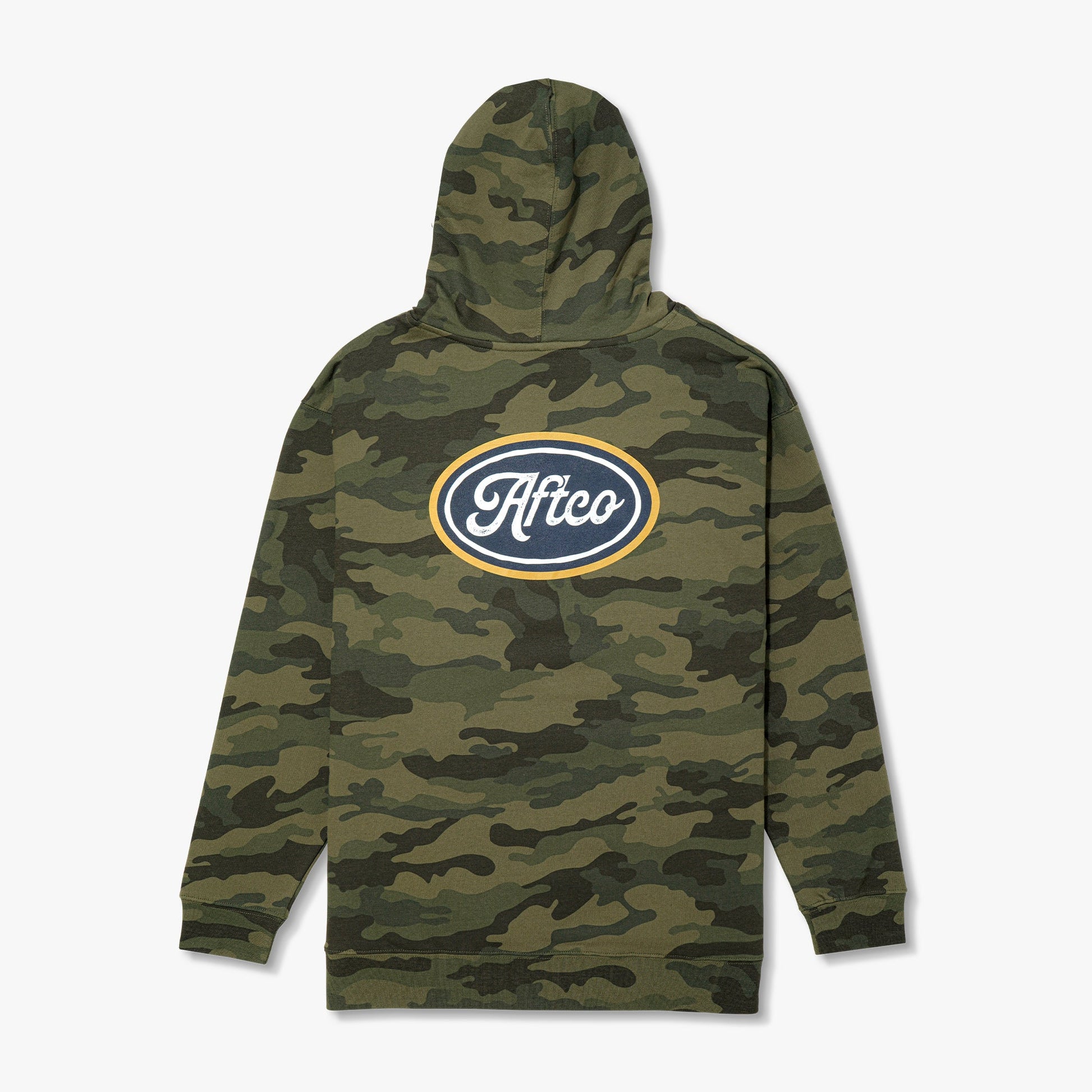 AFTCO Powerboat Mens Pullover Hoodie Forest Camo