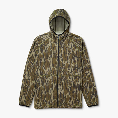 AFTCO ArmourLoft Mossy Oak Full Zip Fishing Hoodie OG Bottomland