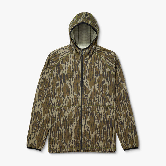 AFTCO ArmourLoft Mossy Oak Full Zip Fishing Hoodie OG Bottomland