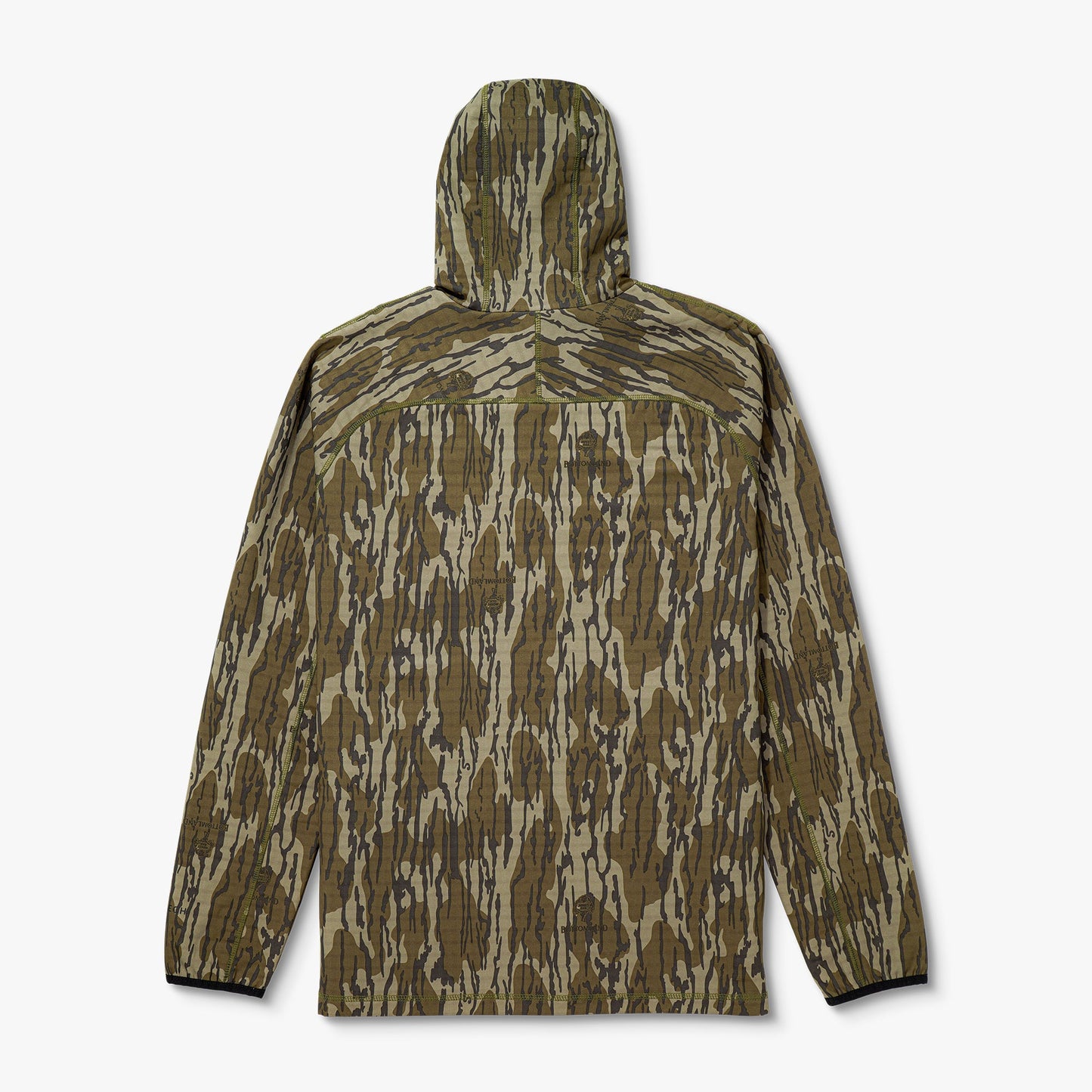 AFTCO ArmourLoft Mossy Oak Full Zip Fishing Hoodie OG Bottomland