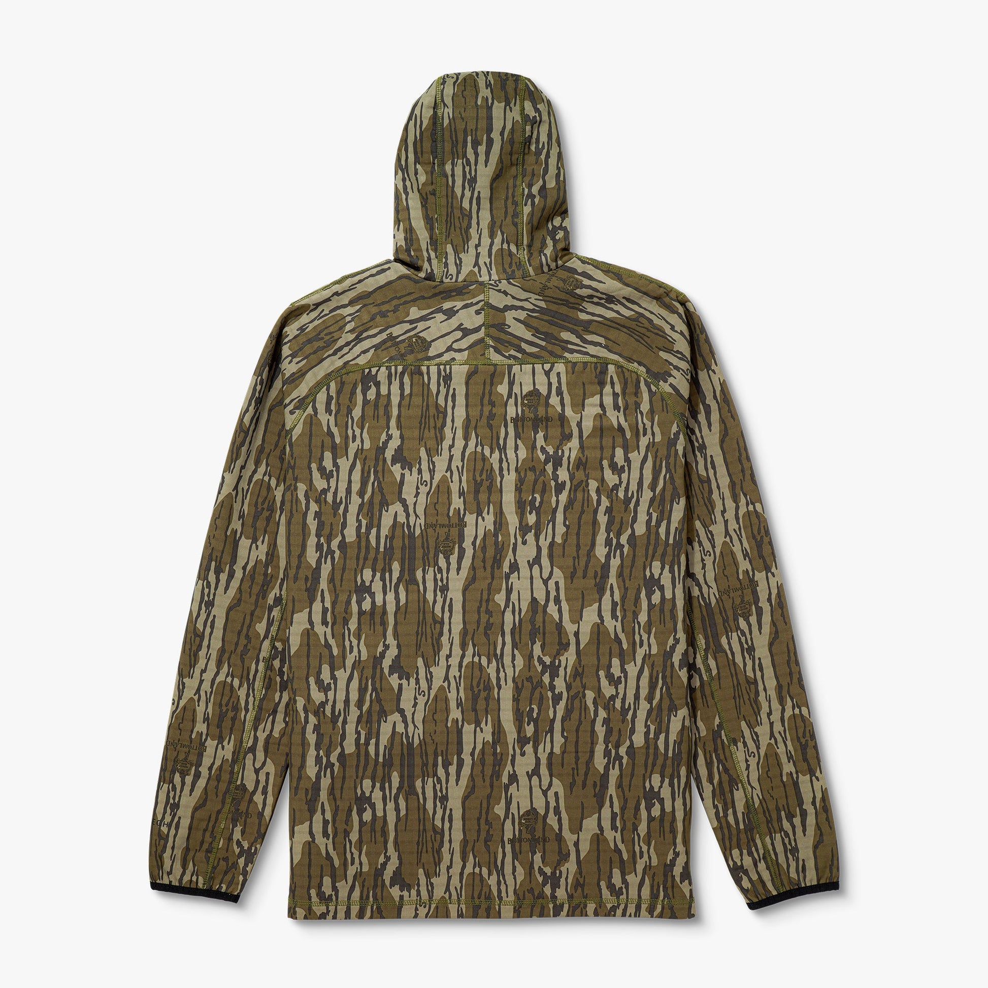 AFTCO ArmourLoft Mossy Oak Full Zip Fishing Hoodie OG Bottomland