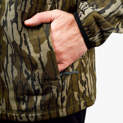 AFTCO ArmourLoft Mossy Oak Full Zip Fishing Hoodie OG Bottomland