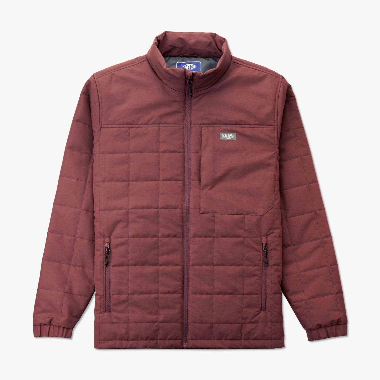 AFTCO Crosswind Insulated Fishing Puffer Jacket Sable