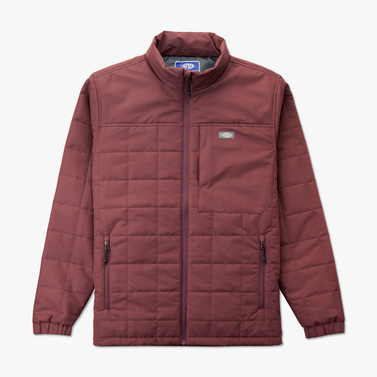 AFTCO Crosswind Insulated Fishing Puffer Jacket Sable