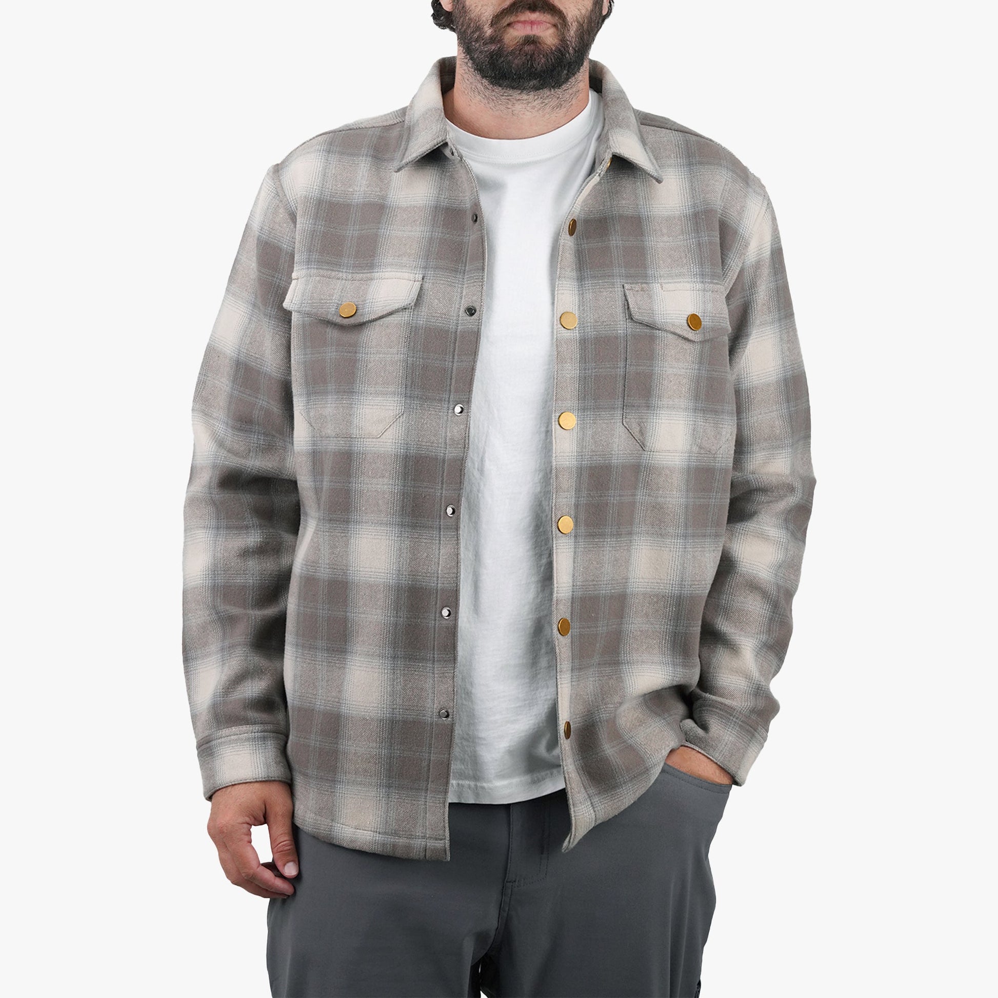 AFTCO Stout Flannel Shacket Bering Sea