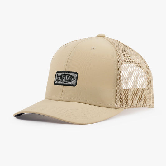 AFTCO Original Fishing Trucker Hat Khaki