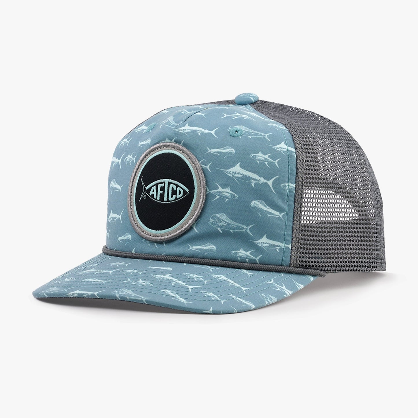AFTCO Big 3 Fishing Trucker Hat Arctic