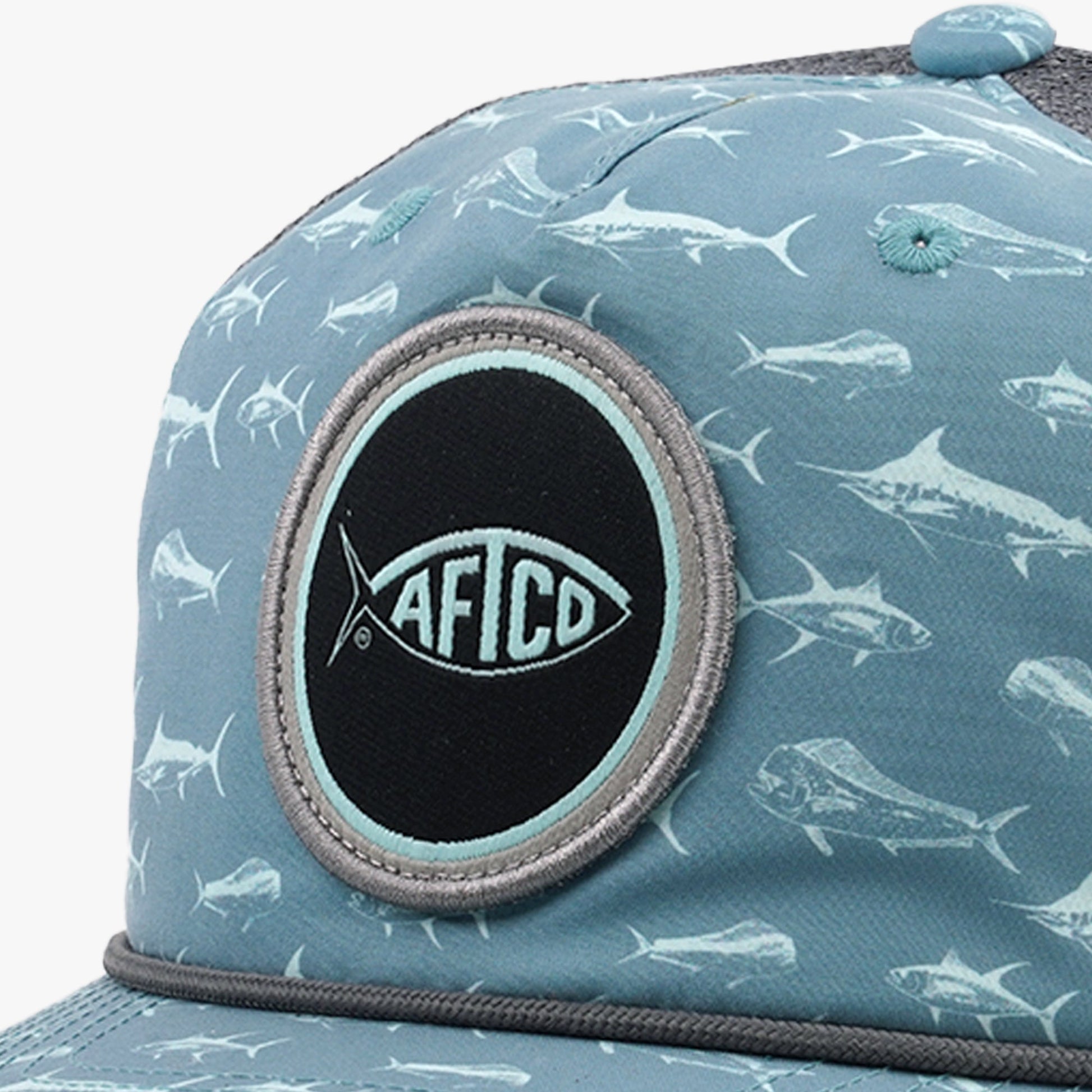 AFTCO Big 3 Fishing Trucker Hat Arctic
