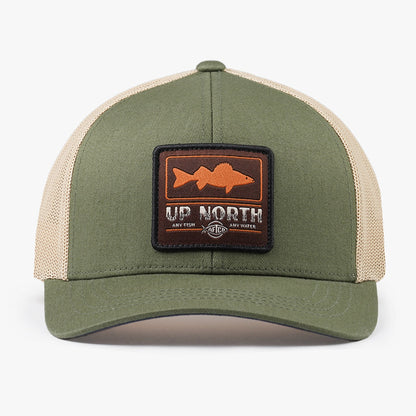 AFTCO Frontier Fishing Trucker Hat Olive