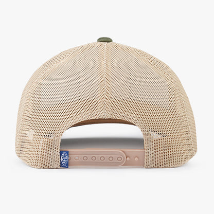 AFTCO Frontier Fishing Trucker Hat Olive