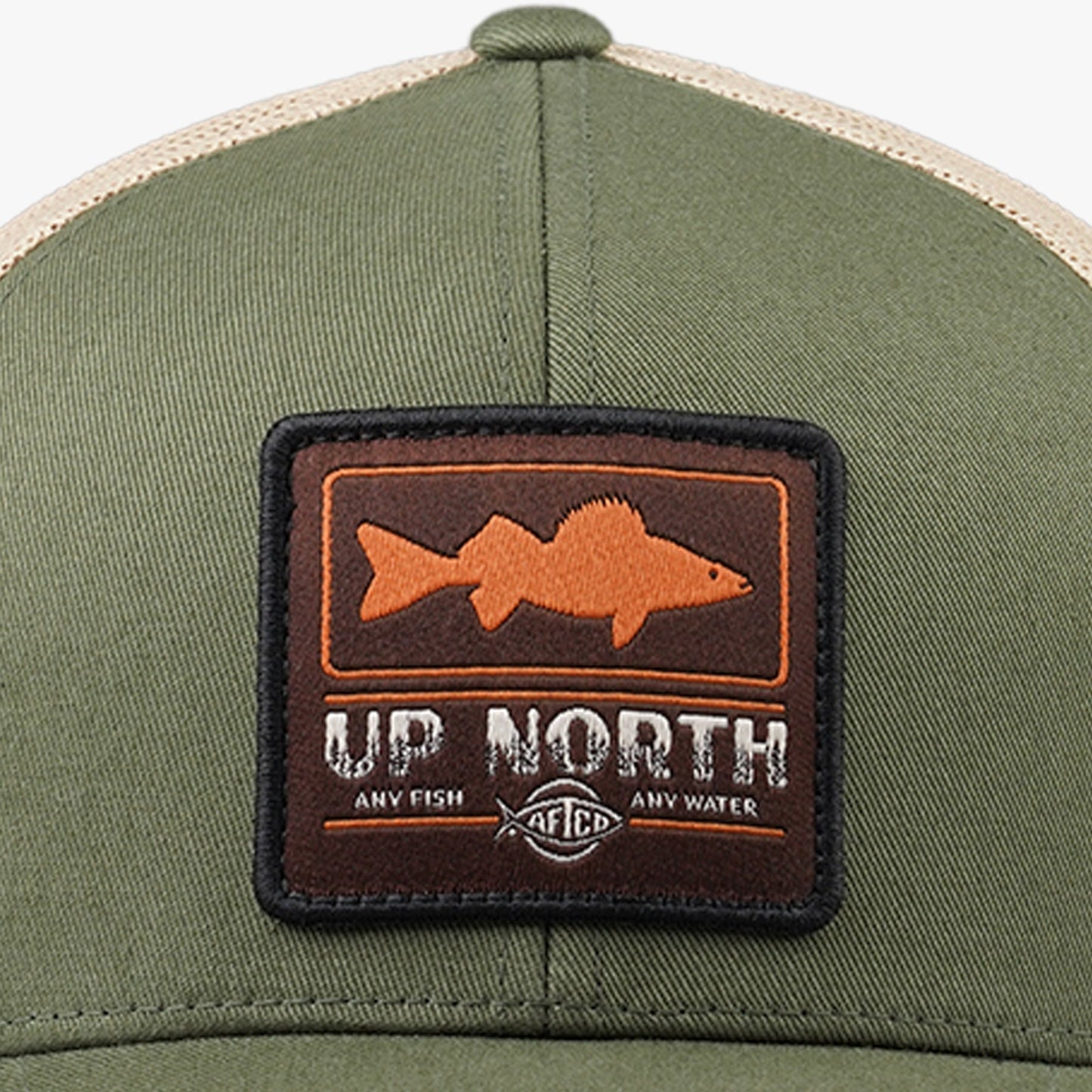 AFTCO Frontier Fishing Trucker Hat Olive