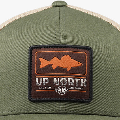 AFTCO Frontier Fishing Trucker Hat Olive