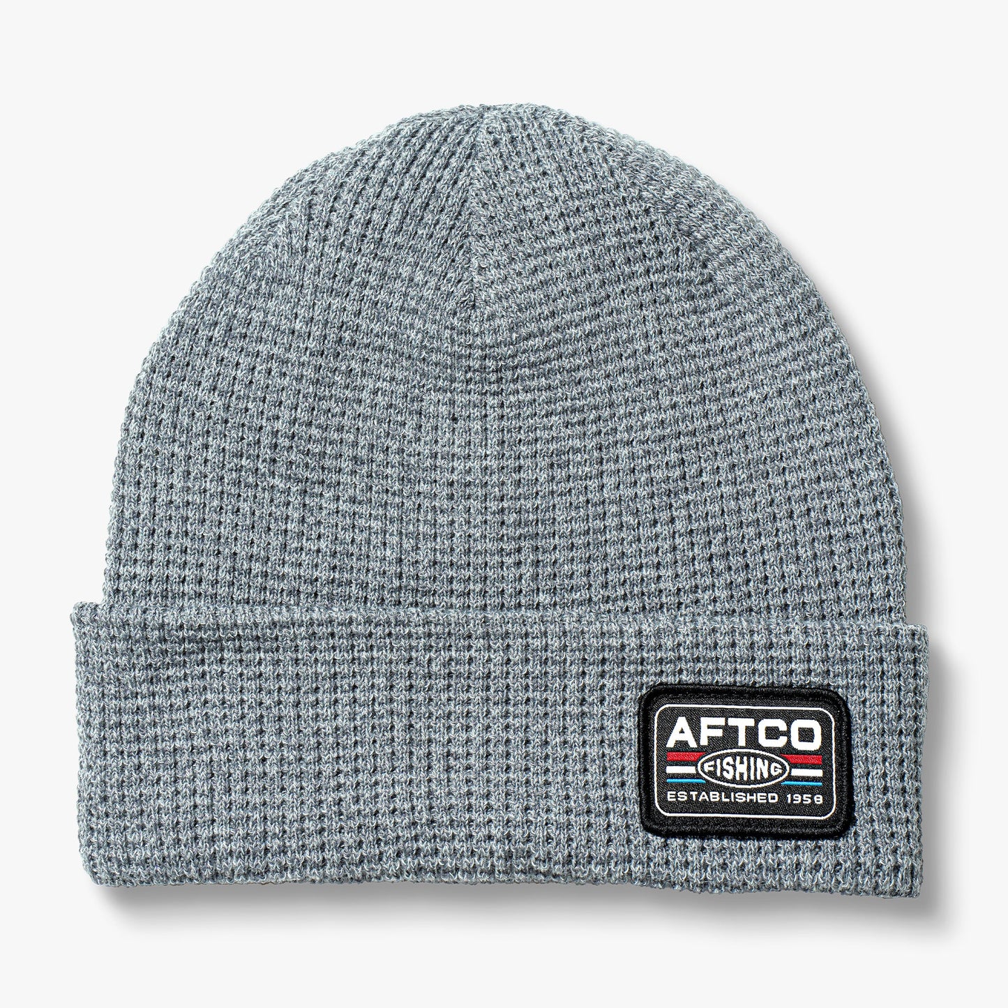 AFTCO Chevron Waffle Fishing Beanie Navy