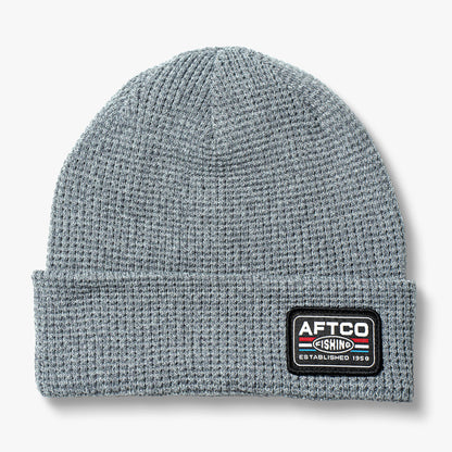 AFTCO Chevron Waffle Fishing Beanie Navy