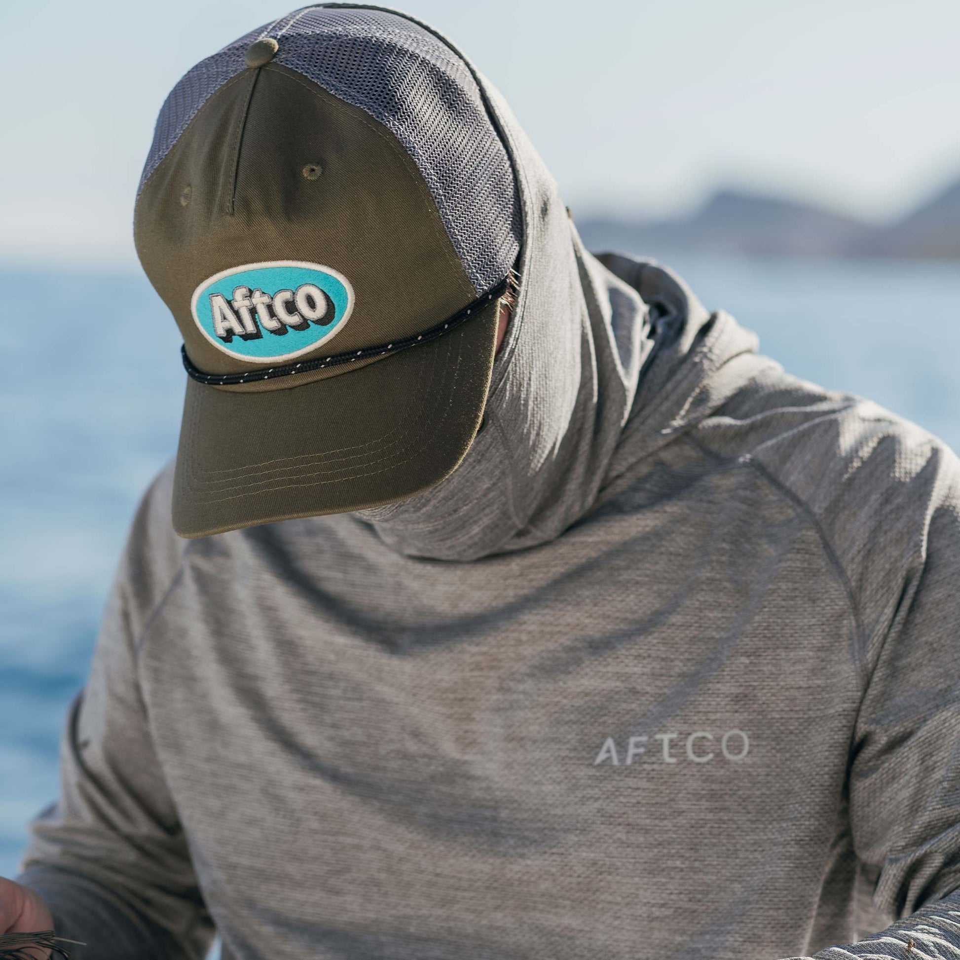 AFTCO Stack Trucker Hat Olive
