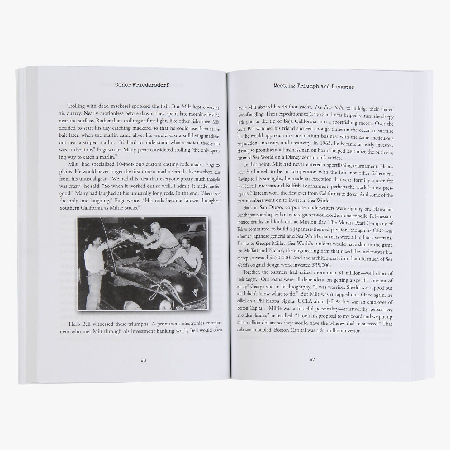 AFTCO Milt Shedd Book - Meeting Triumph and Disaster ASST