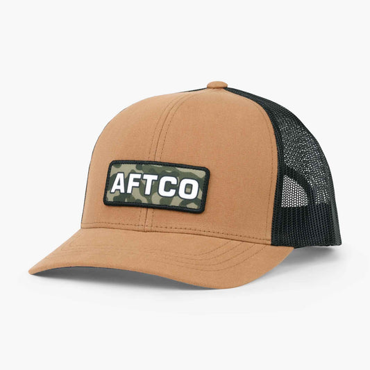 AFTCO Boss Fishing Trucker Hat Cathaway Spice