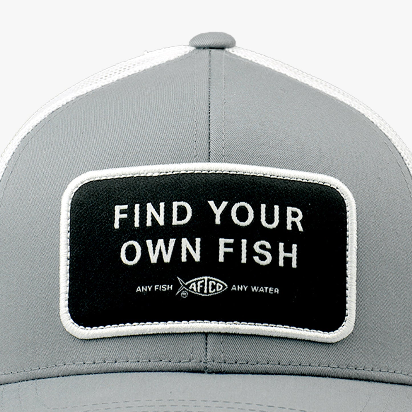 AFTCO Find Your Own Fish Trucker Hat Steel