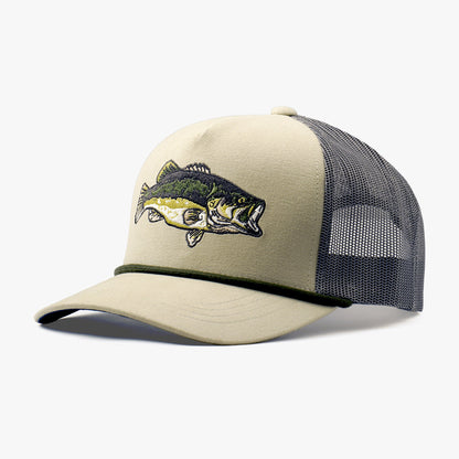 AFTCO Triad Fishing Trucker Hat Tan