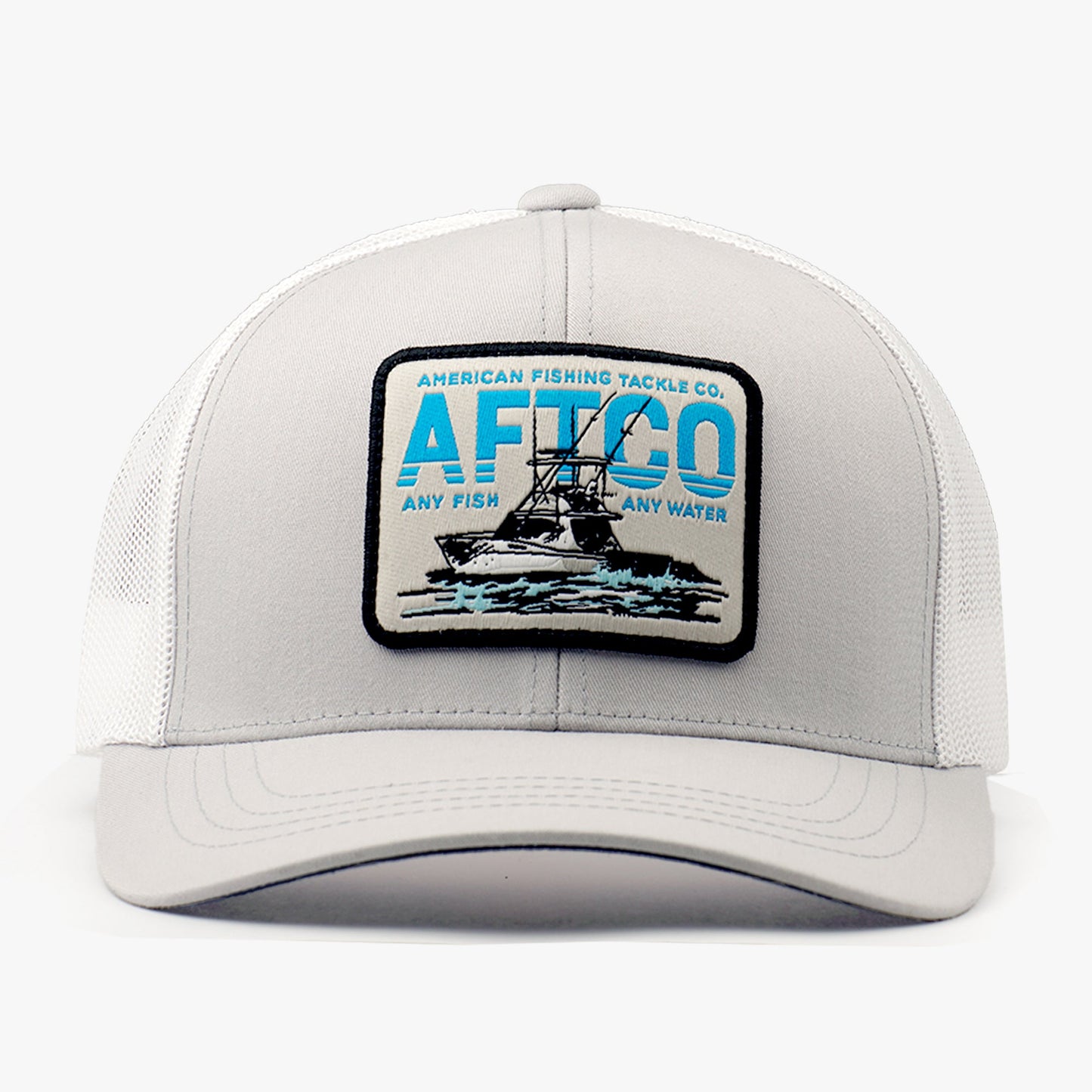 AFTCO Mixed Bag Fishing Trucker Hat Silver