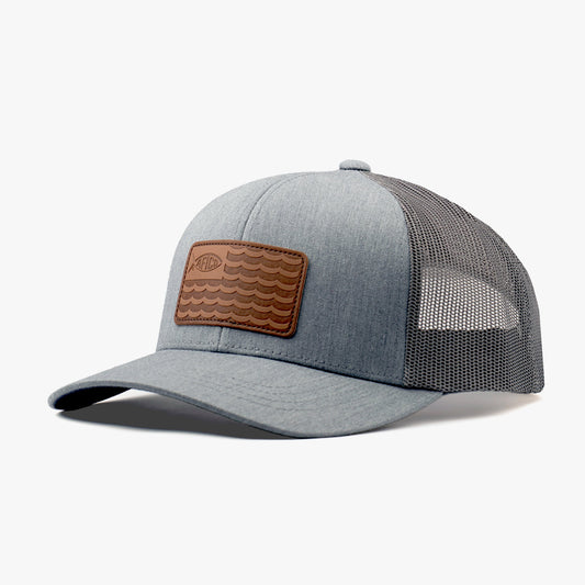 AFTCO Canton Fishing Trucker Hat Gray Heather