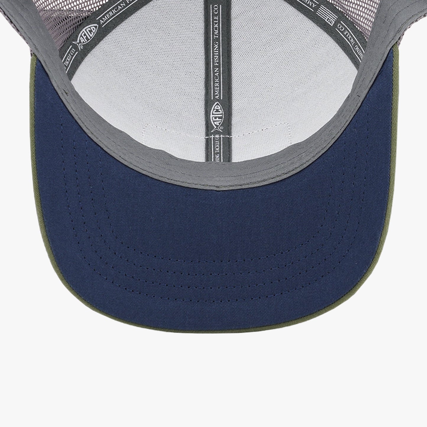 AFTCO Canton Fishing Trucker Hat Gray Heather