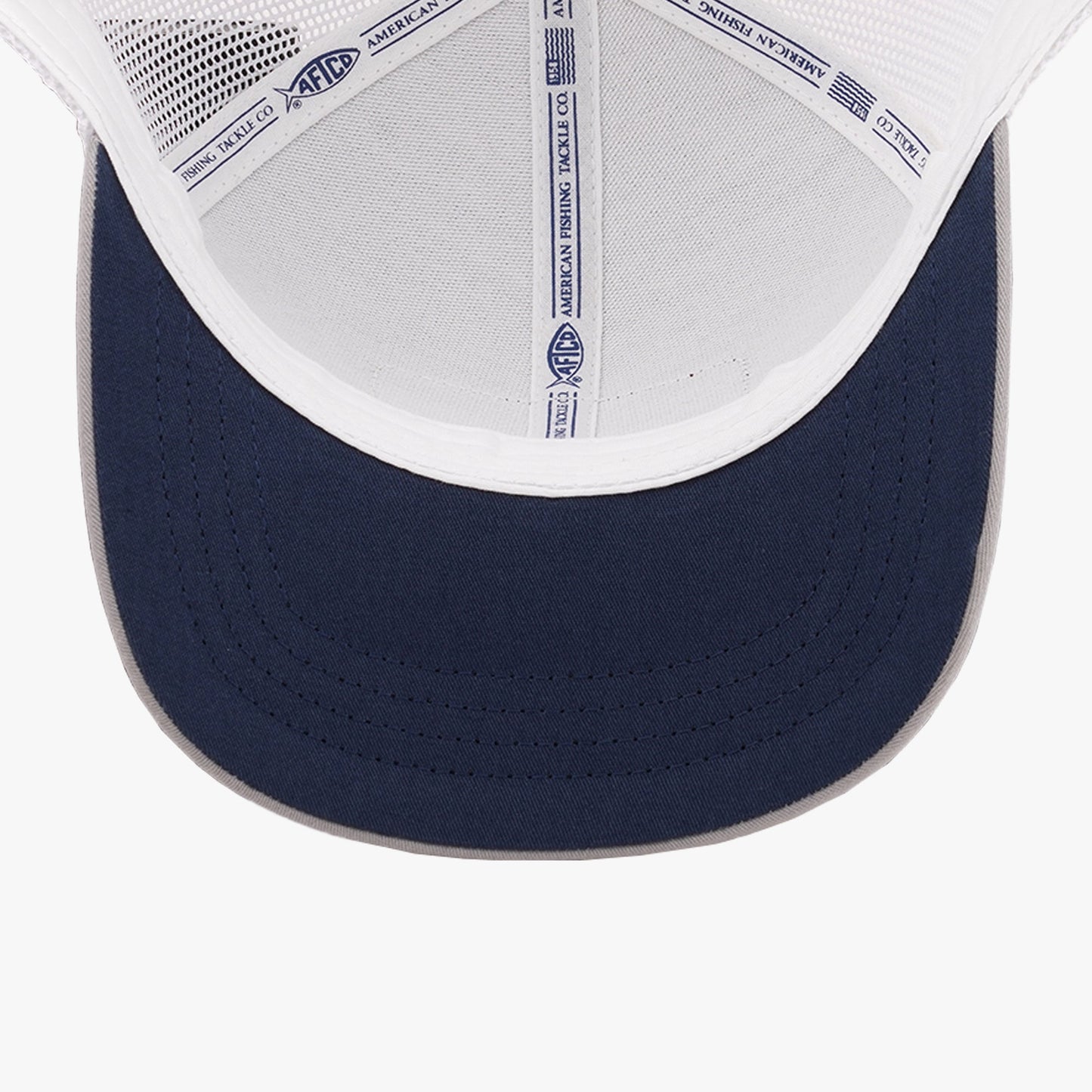 AFTCO Canton Fishing Trucker Hat Gray Heather