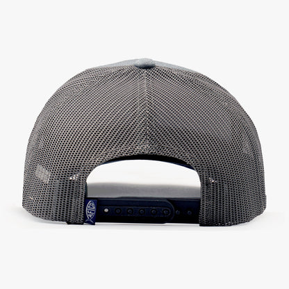 AFTCO Canton Fishing Trucker Hat Gray Heather