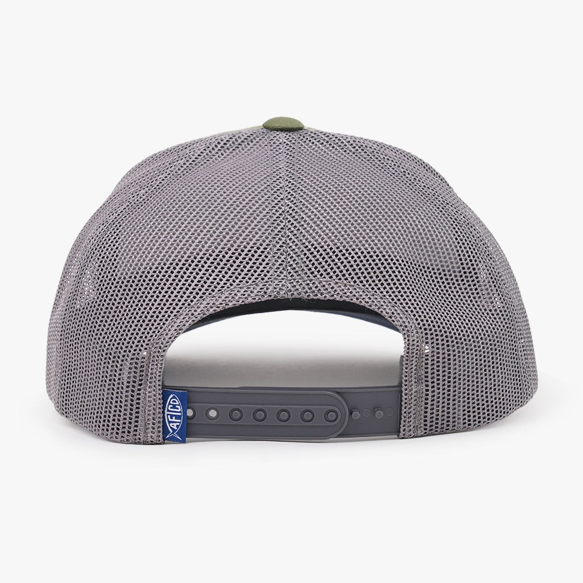 AFTCO Canton Fishing Trucker Hat Gray Heather