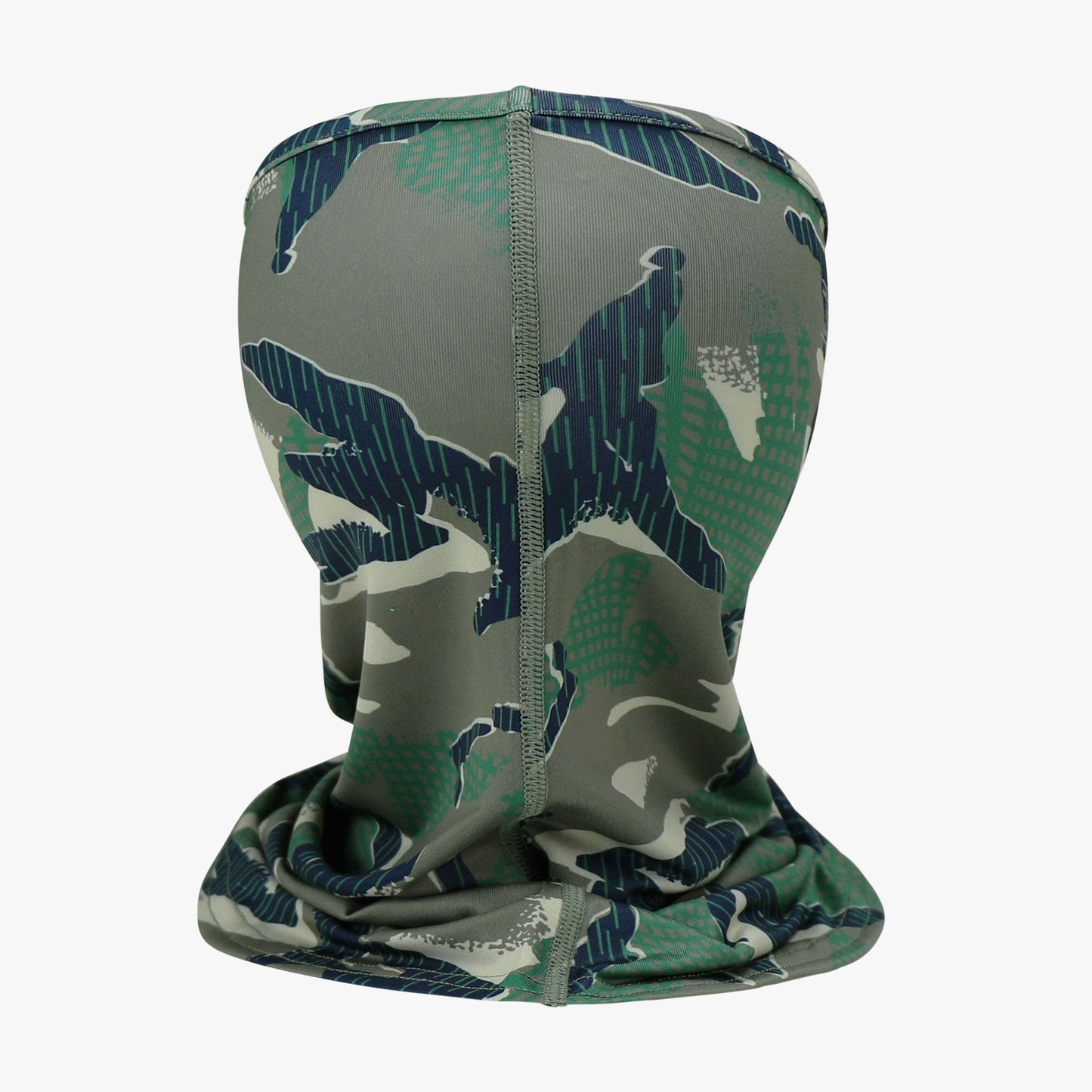 AFTCO Nukam Camo Face Mask For Fishing Green Camo