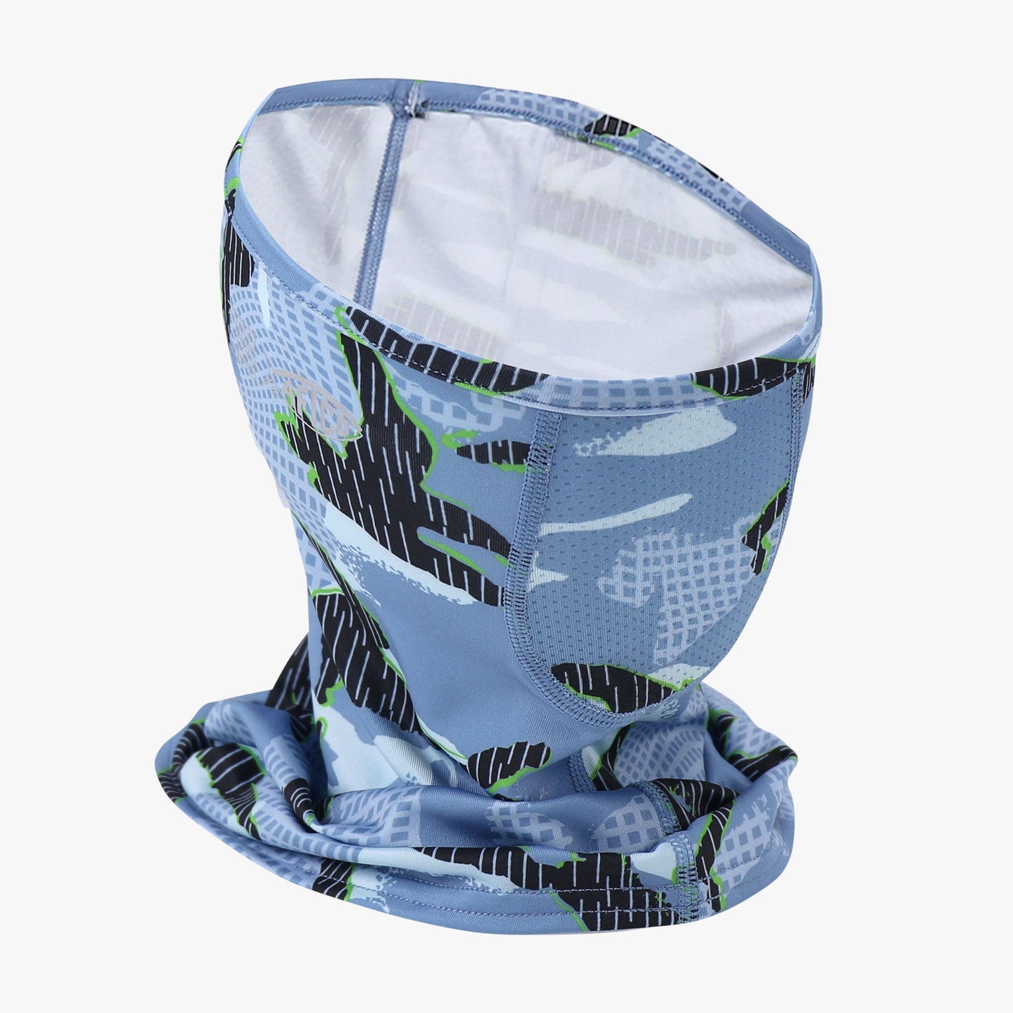AFTCO Nukam Camo Face Mask For Fishing Green Camo
