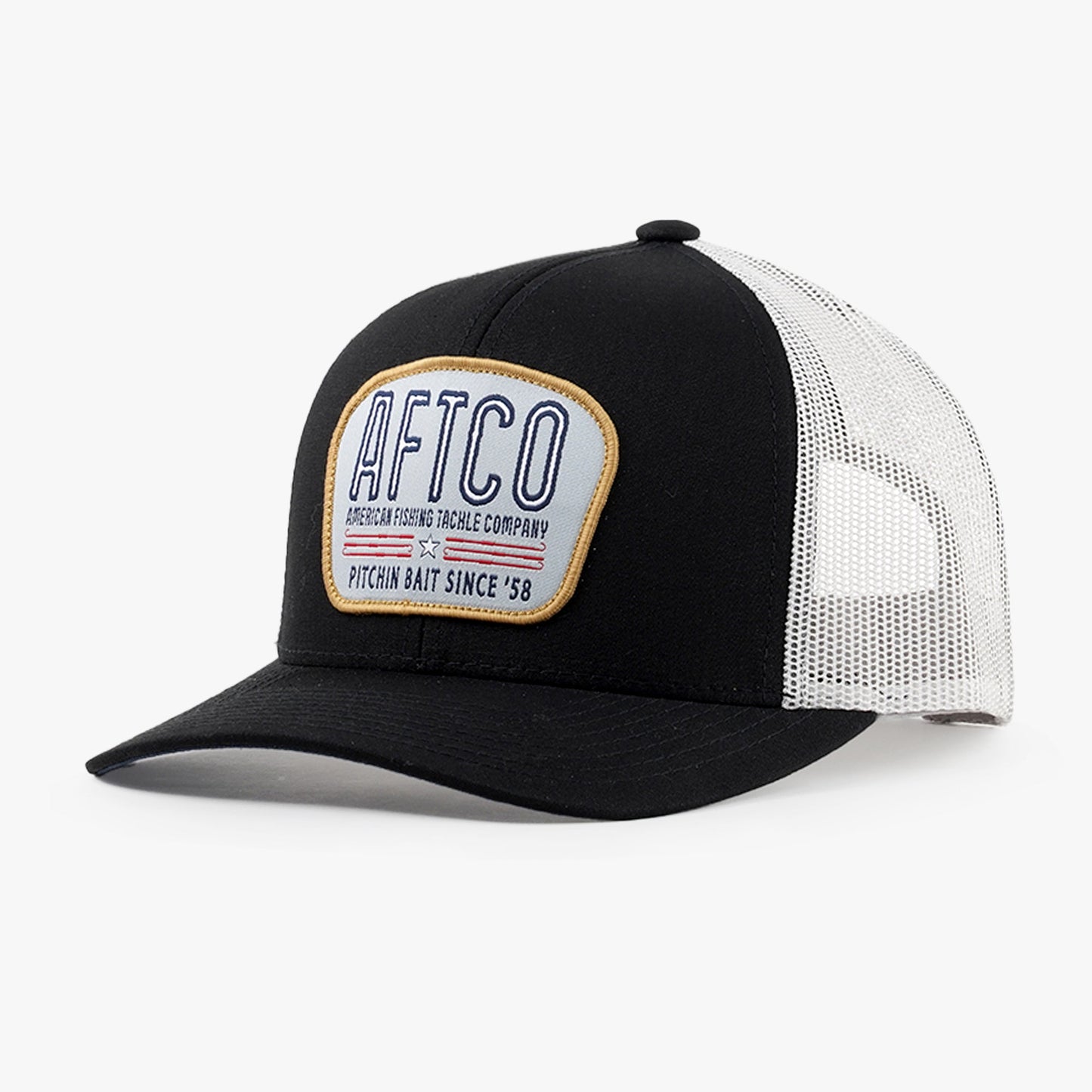 AFTCO Waterborne Trucker Hat Black